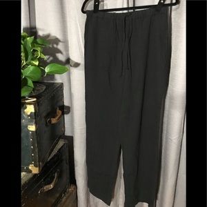APPLESEED’S black cotton polyester mix pants 12